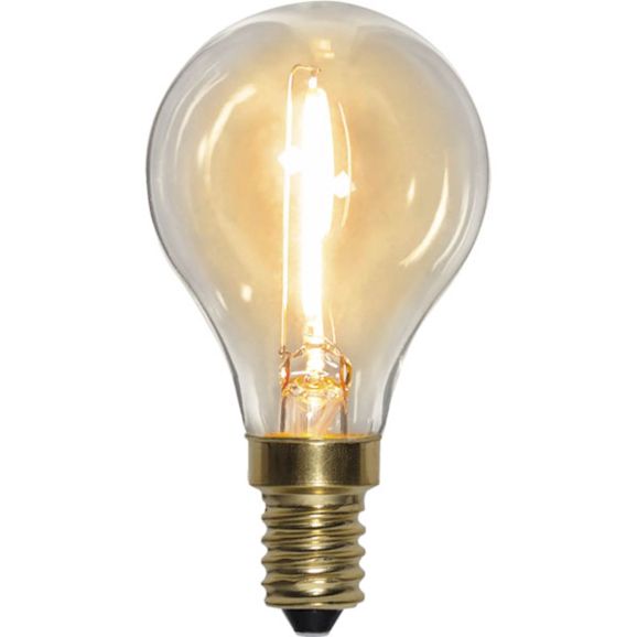 Ljuskälla LED E14 Star Trading 353-13 LED-lampa E14 P45 Transparent 110586