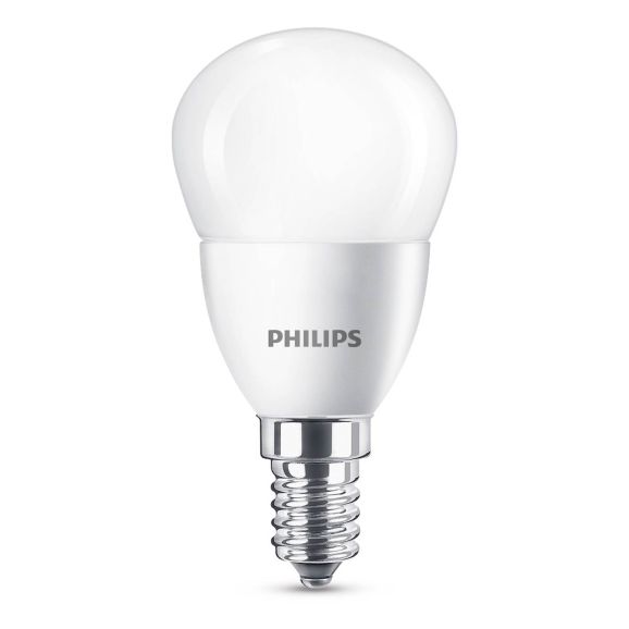 Ljuskälla LED E14 Philips LED KLOT 4W E14 VV FR ND Vit 111218