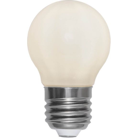 LED-lampa E27 Star Trading 375-23 LED E27 G45 Opaque RA90 Silver 113256