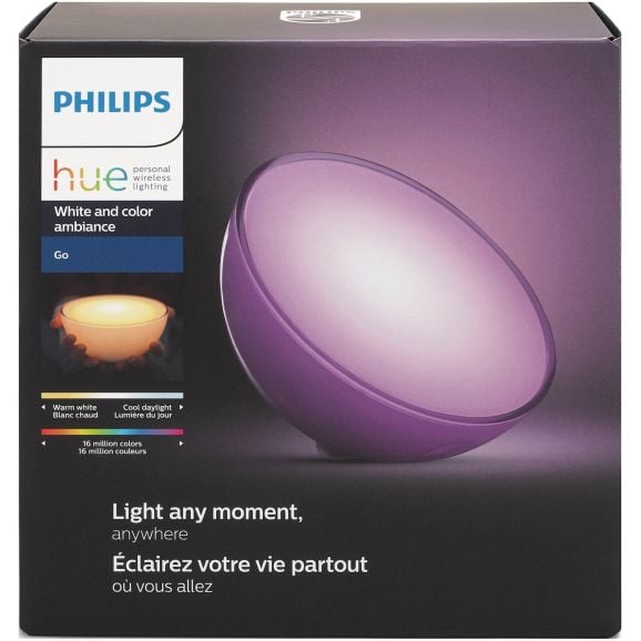 Smart belysning Philips Bordslampa HUE Go vit Vit 113877