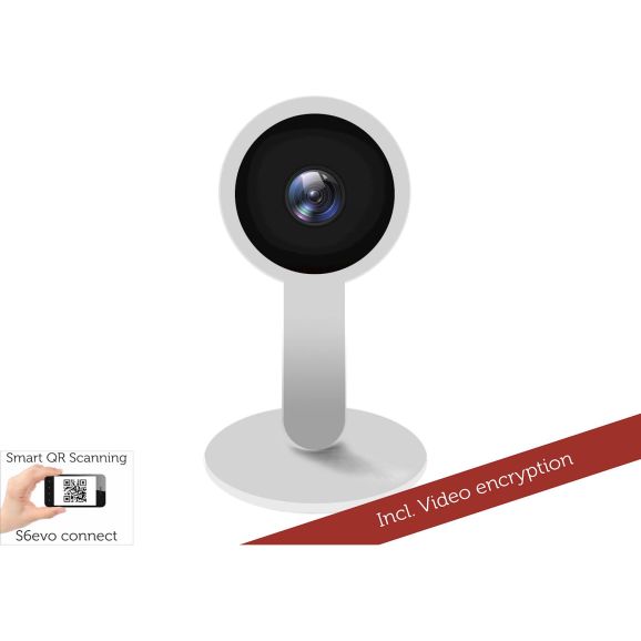 Övervakning &amp; Säkerhet Sikkerthjem Wifi smartcam inomhus Vit 115103