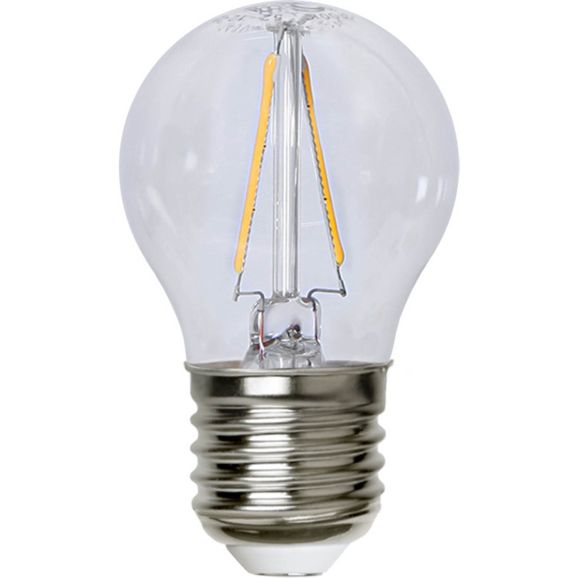 LED-lampa E27 Star Trading 352-19-1 G45 Clear Transparent 117891