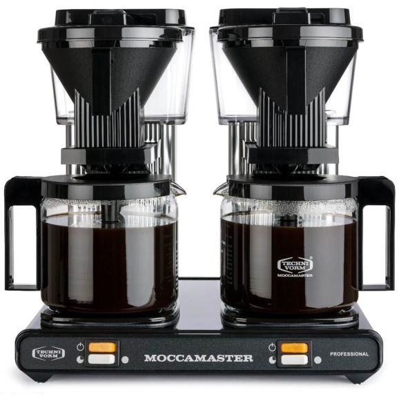 Hem & trädgård/Kaffe & espresso/Kaffebryggare Moccamaster Professional Double Svart 118278