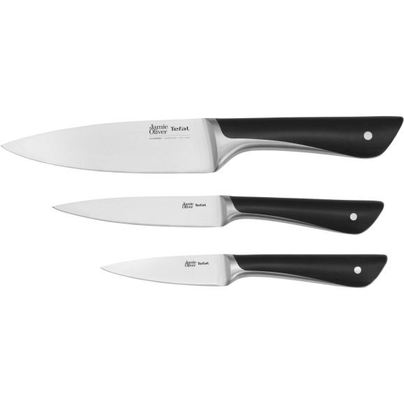 Köksredskap, glas och porslin/Köksknivar JAMIE OLIVER TEFAL Knife set 3pcs Rostfri 118597