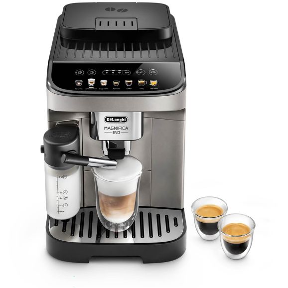 Hem & trädgård/Kaffe & espresso/Espresso- & kaffemaskiner DeLonghi ECAM290.81TB Magni Evo Milk Titan 124407
