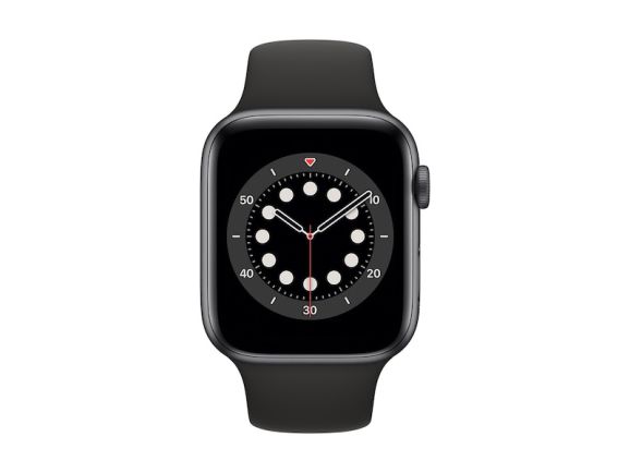 Apple Watch Series 6 44mm grå/sort