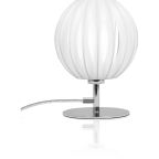 Skrivbordslampa Globen Lighting Bord Plastband Mini Krom Vit 109955